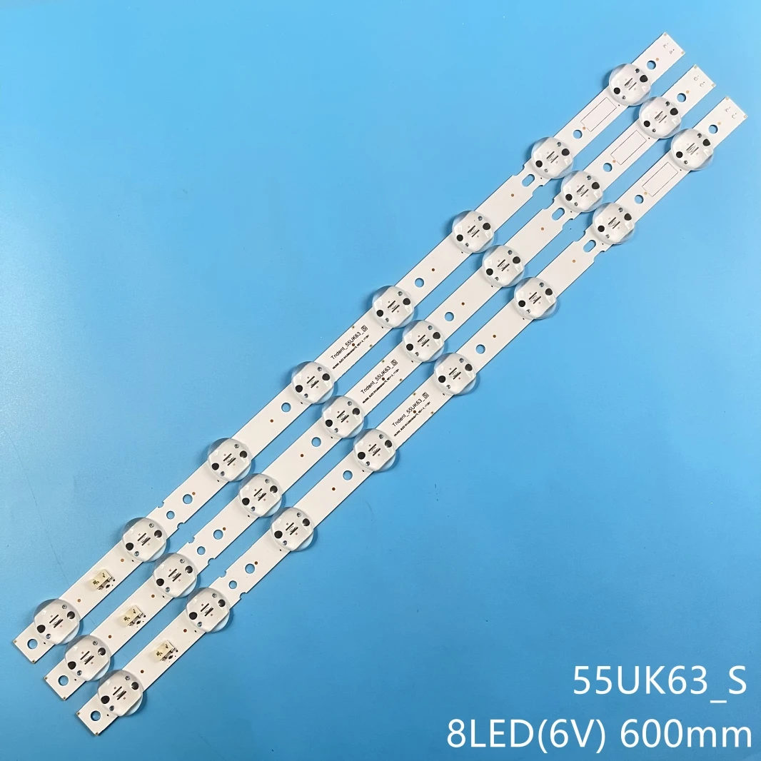 Tira de retroiluminação LED para retroiluminação, 55UK6300LL, 55UK6550PDB, 55UK6360PSF, 55UK6360, 55UK6300, 55UK6200PLA, 55UK6470, 55UK6400, 55UK63