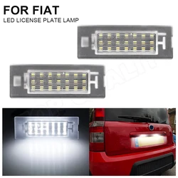 Luz LED blanca para matrícula de FIAT Panda MK3 MK4 Typ 169, 312, 319, 2003-2012, sin errores, OEM #:71734797