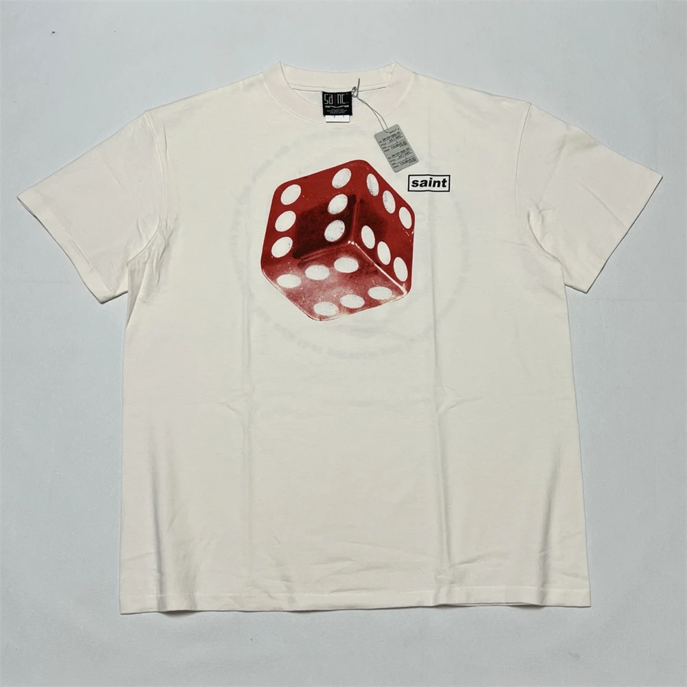 

New CIRCLE Saint T Shirt Men Women 1:1 Best Quality white 2025ss Summer Style Tee Tops T-Shirt