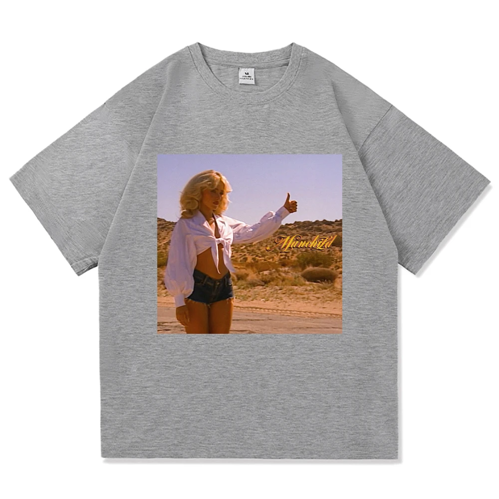 سابرينا نجار أغنية جديدة مانشيلد التي شيرت 2025 موضة الرجال/النساء الملابس الرجعية Harajuku ملابس عالية الجودة بلايز قطنية #5