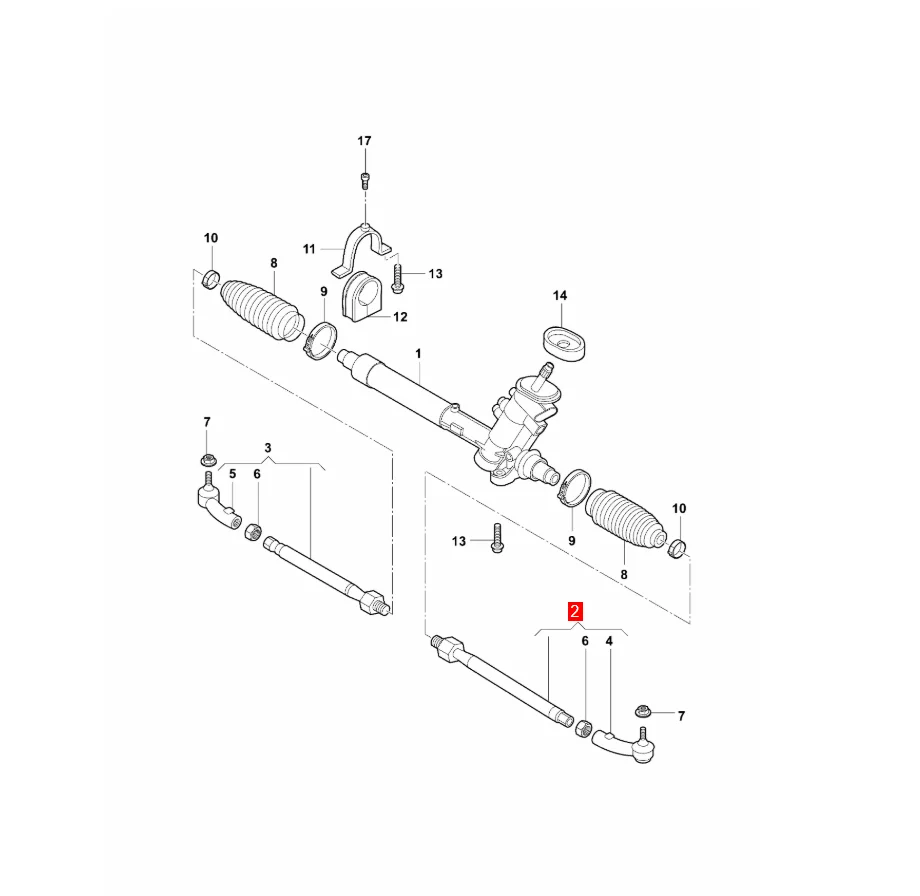 Cocok untuk Volkswagen Passat B5/Audi A4/A6/C6 Batang Pengikat Kemudi Kiri dan Kanan Ball Joint Luar 4B0419811E 4B0422821A