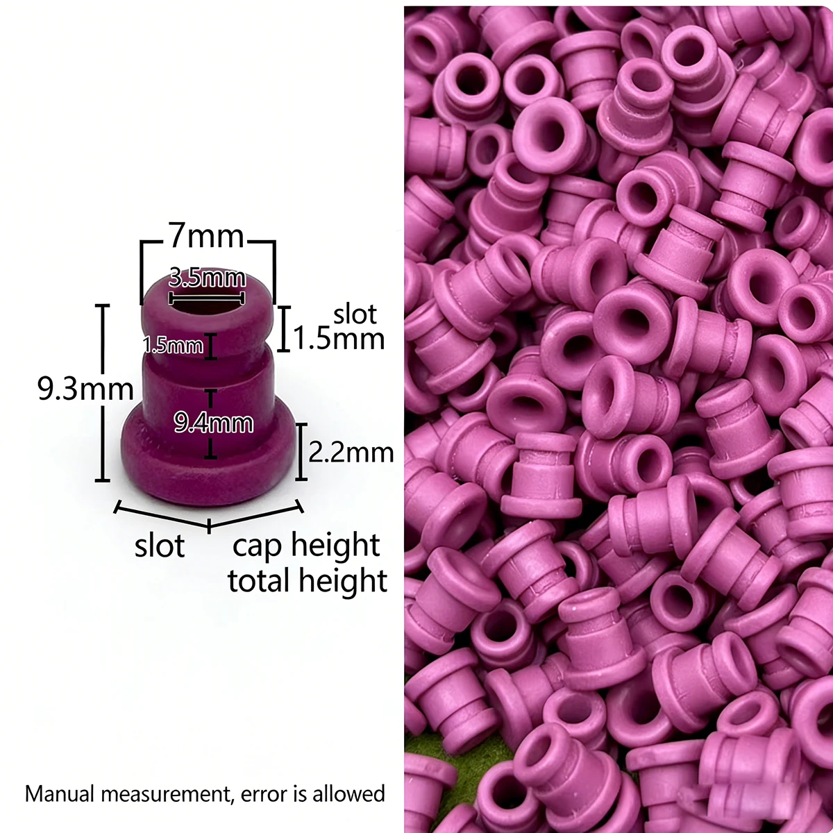 Slotted 95% Alumina Ceramic Wire Guides,High Wear-Resistant Grooved Porcelain Eyelets for Textile