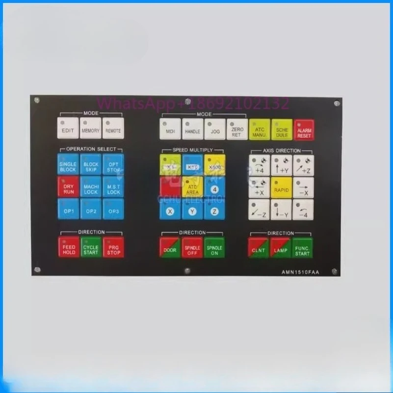A98L-0005-0032#B CNC HMI Membrane Keypad Buttons for Fanuc Machine Operator Panel AMN1510FAA