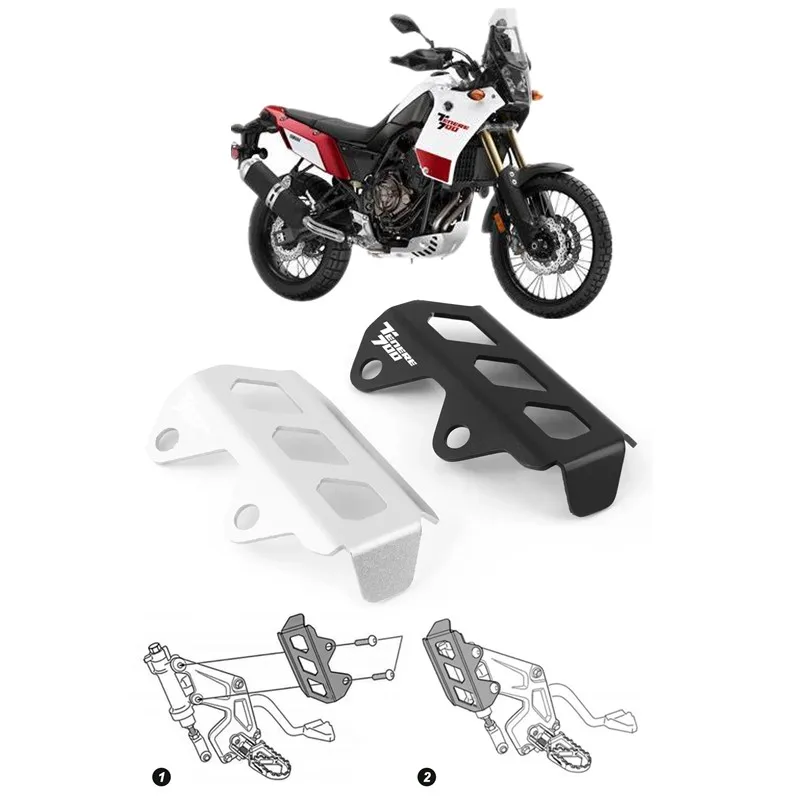 

Gear Shift Lever Protective Cover Rear Brake Master Cylinder Guard Rear Brake Cylinder Cover For YAMAHA Tenere 700 Motorcycle
