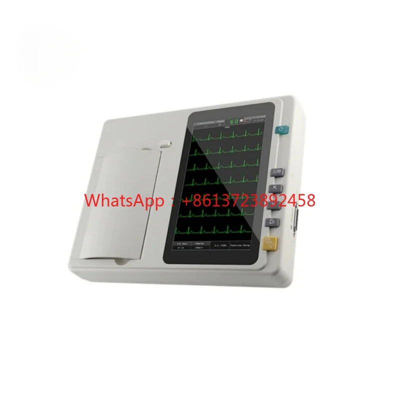 

Electrocardiografo 12 Lead Digital Scan Portable 6 Channel Multi-parameters Electrocardiograph Machine