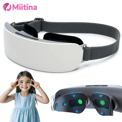 Dispositivo inteligente de entrenamiento de recuperación de visión, masaje ocular ems, máscara para el cuidado de los ojos, relajación, fatiga, descanso de viaje, restauración de niños, gafas para miopía
