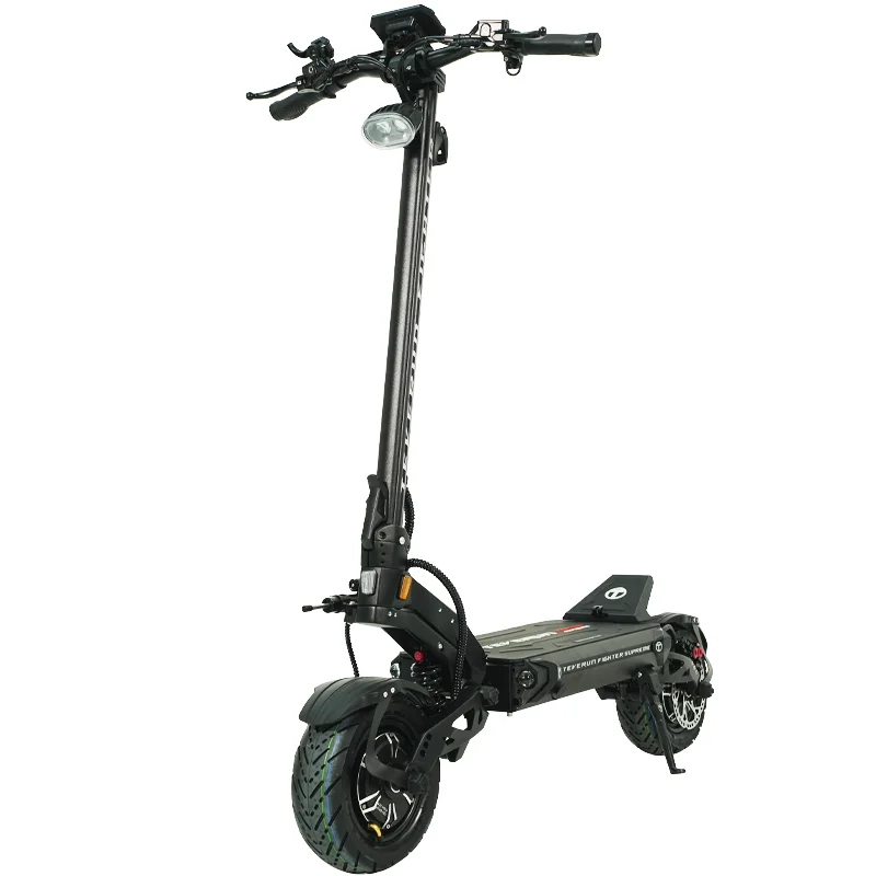 Teverun fighter supreme ultra e-scooter 72V 60AH electric scooter moped vehicle with 2000W dual motor high speed 105km/h for man