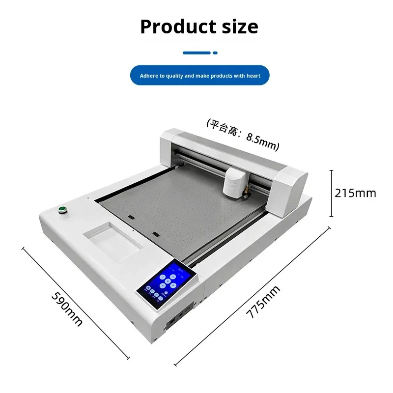 [Meistverkauft] Jeyon Beam Flatbed Automatische digitale Stanzmaschine 200 W 220 V selbstklebende Kupferplatten-Papierkantenschneidemaschine