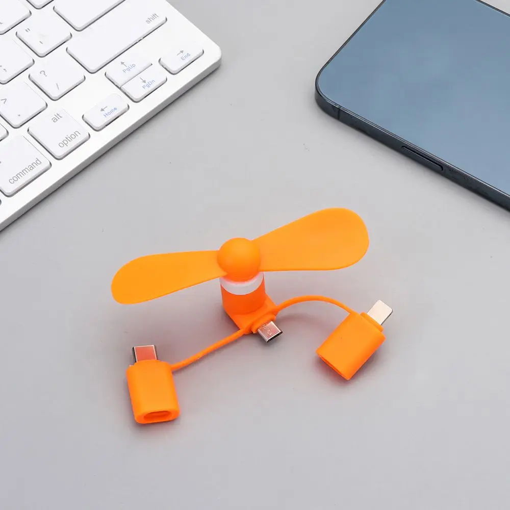 Mini refroidisseur de ventilateur de téléphone Portable 3 en 1, pour Android IPhone type-c pour iPad