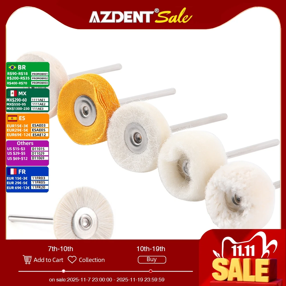 Щетка для полировки зубов из фетра/кашемира/хлопка HP2