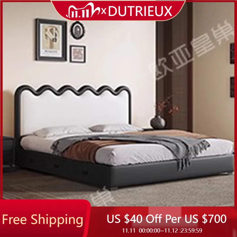 

Удобная безопасная кровать, дешевая уникальная модная спальная кровать принцессы на платформе, экономящая пространство кровать Beauty Cama Solteiro, современная мебель