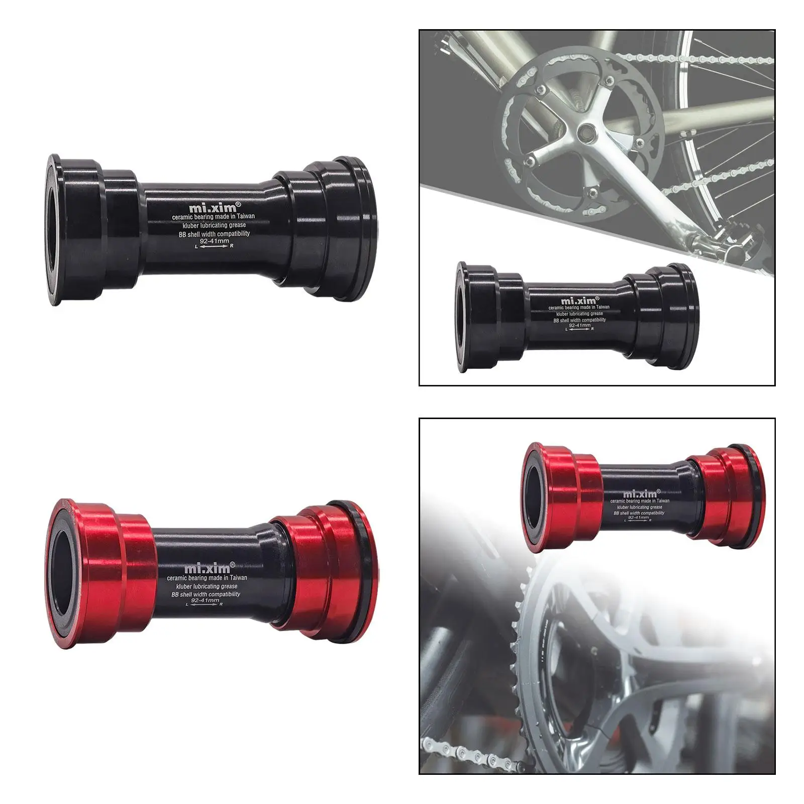 

Нижний кронштейн для велосипеда, запасные части для шатунов, легкий каретка для велосипеда, 24 мм, пресс-подшипник для езды на горном велосипеде