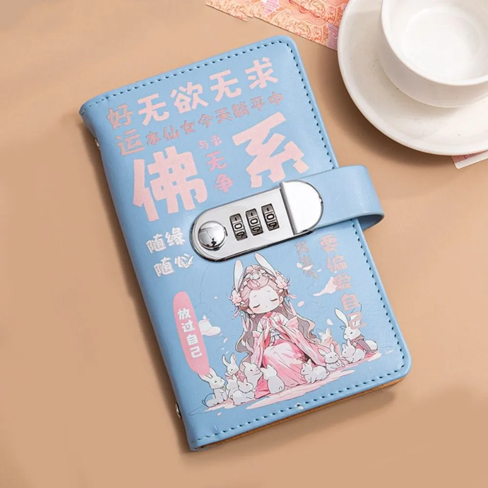 50Sheets Saving Money Binder Lucky Letter Portable Budget Binder with Lock Cash Envelopes Savings Handbook Account Book