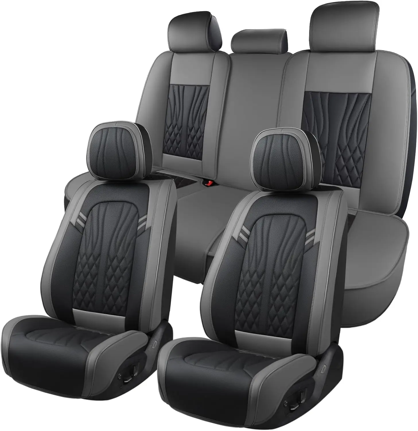 

New Universal All Seasons - Stylish, Affordable, Durable, Stain-Resistant, Non-Slip, Full Coverager Seat Covers