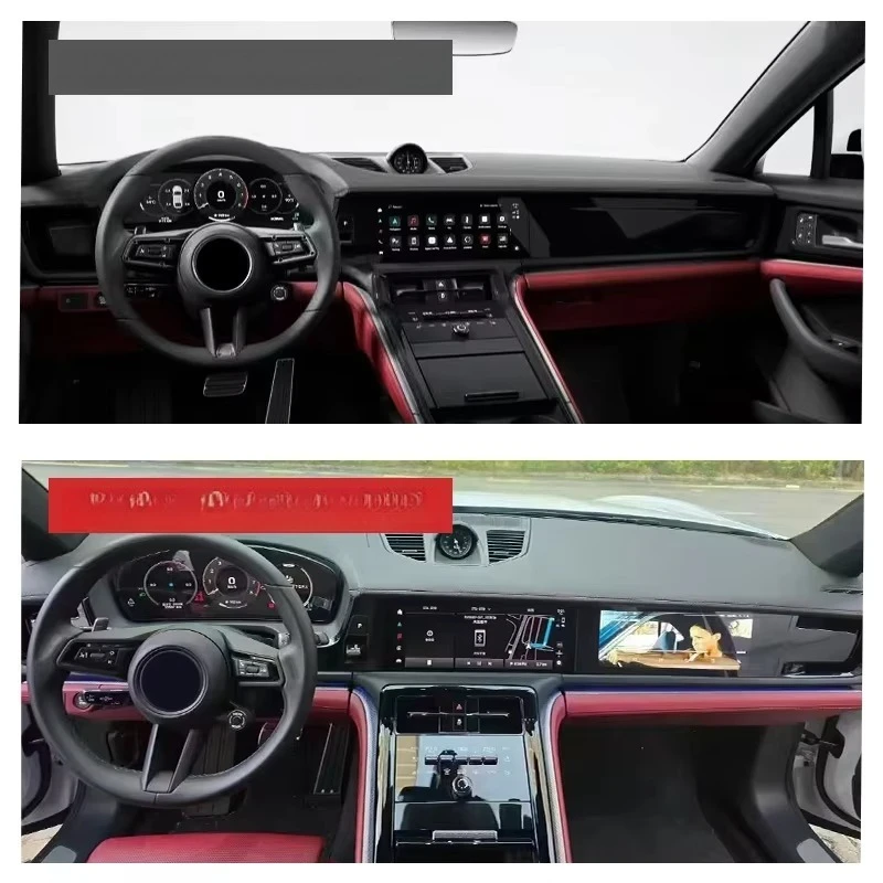 2024-2025 Car Modification Passenger Screen Multimedia Player Upgrade Kit Android  Navigation for Panamera