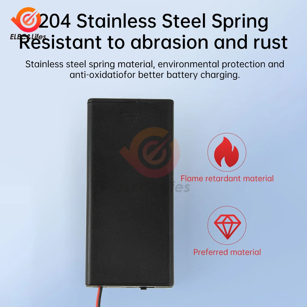 Новые чехлы для аккумуляторов DIY ABS 18650, 2X 18650, держатель для аккумуляторов, ящик для хранения, чехол с 2 слотами, контейнер для батарей, жесткий штифт