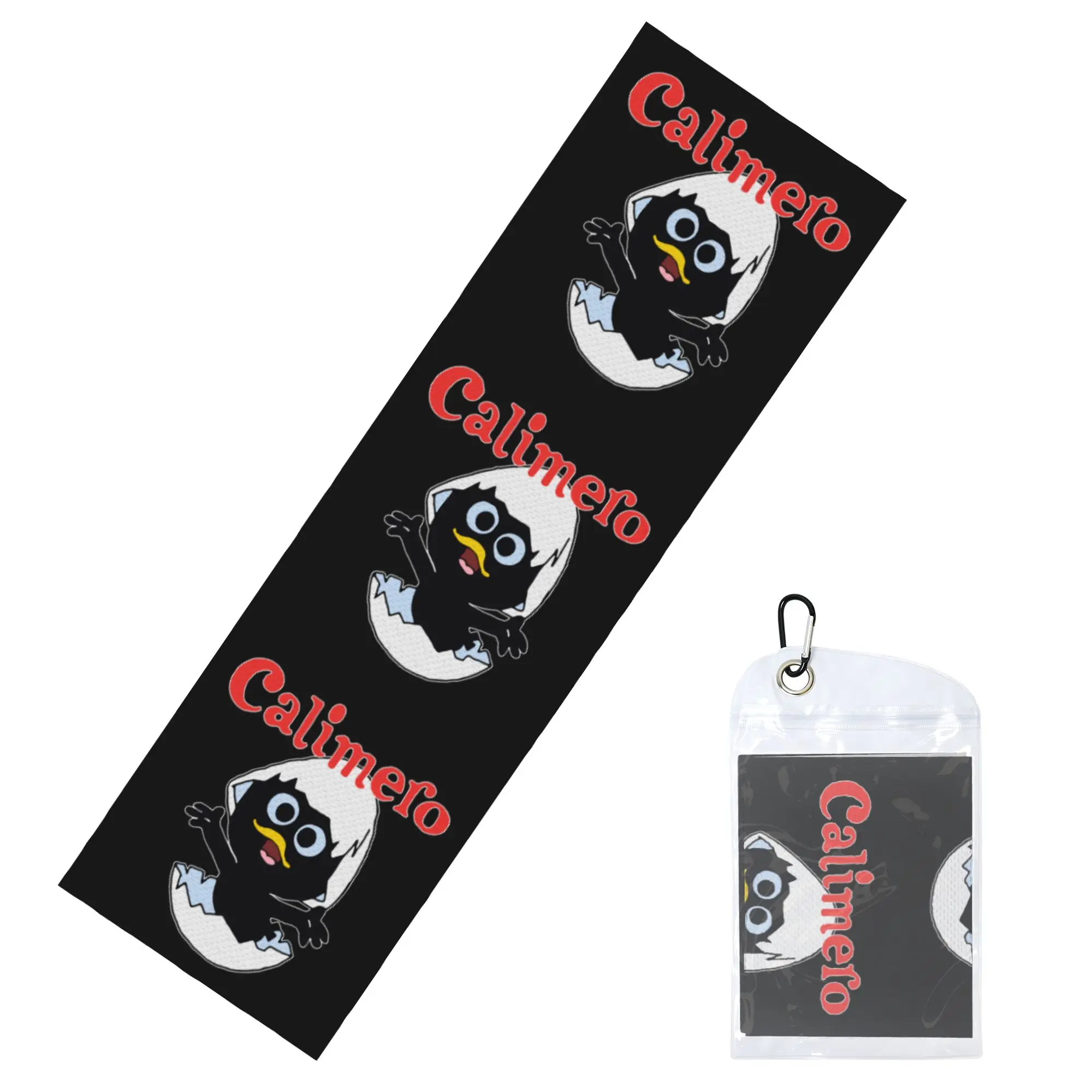 Cartoon Chiken Calimero Cold Exercise Towel   Super Soft Breathable Instant Cooling Towel Yoga Towels