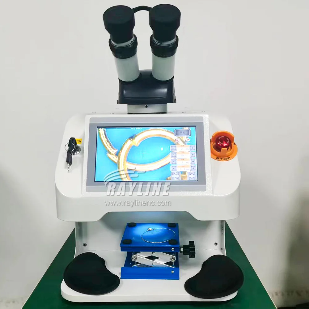 200W 160J Precise Laser Welder for Ring Gold Silver Dental Watch Mini Jewelry YAG Laser Welding Machine With CCD Monitor Screen