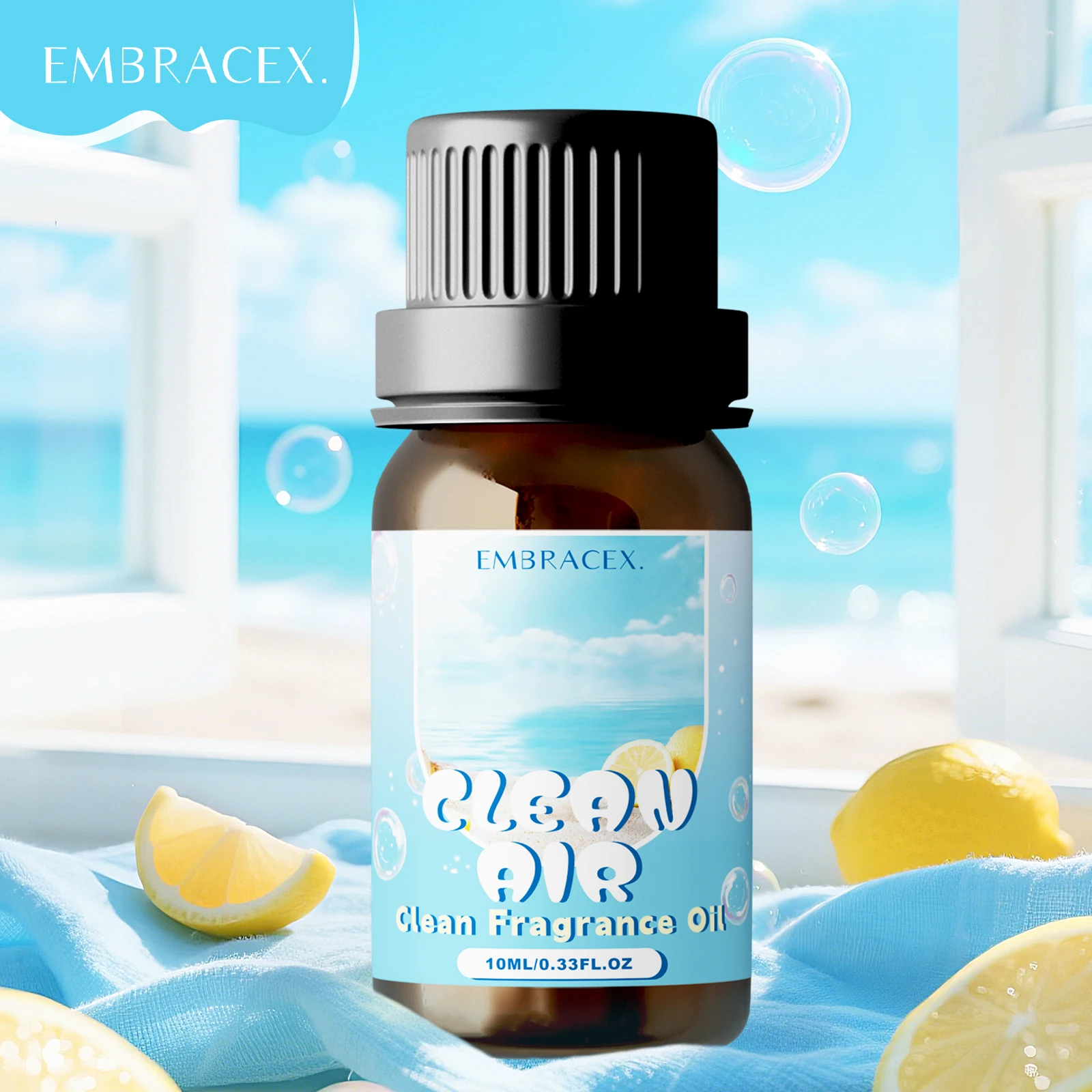10ml Clean Air Fragrance Oils Lemon Lavender Ylang Woody Notes Clean Fragrance Oil Candle Making Gift To Friends Air Freshener