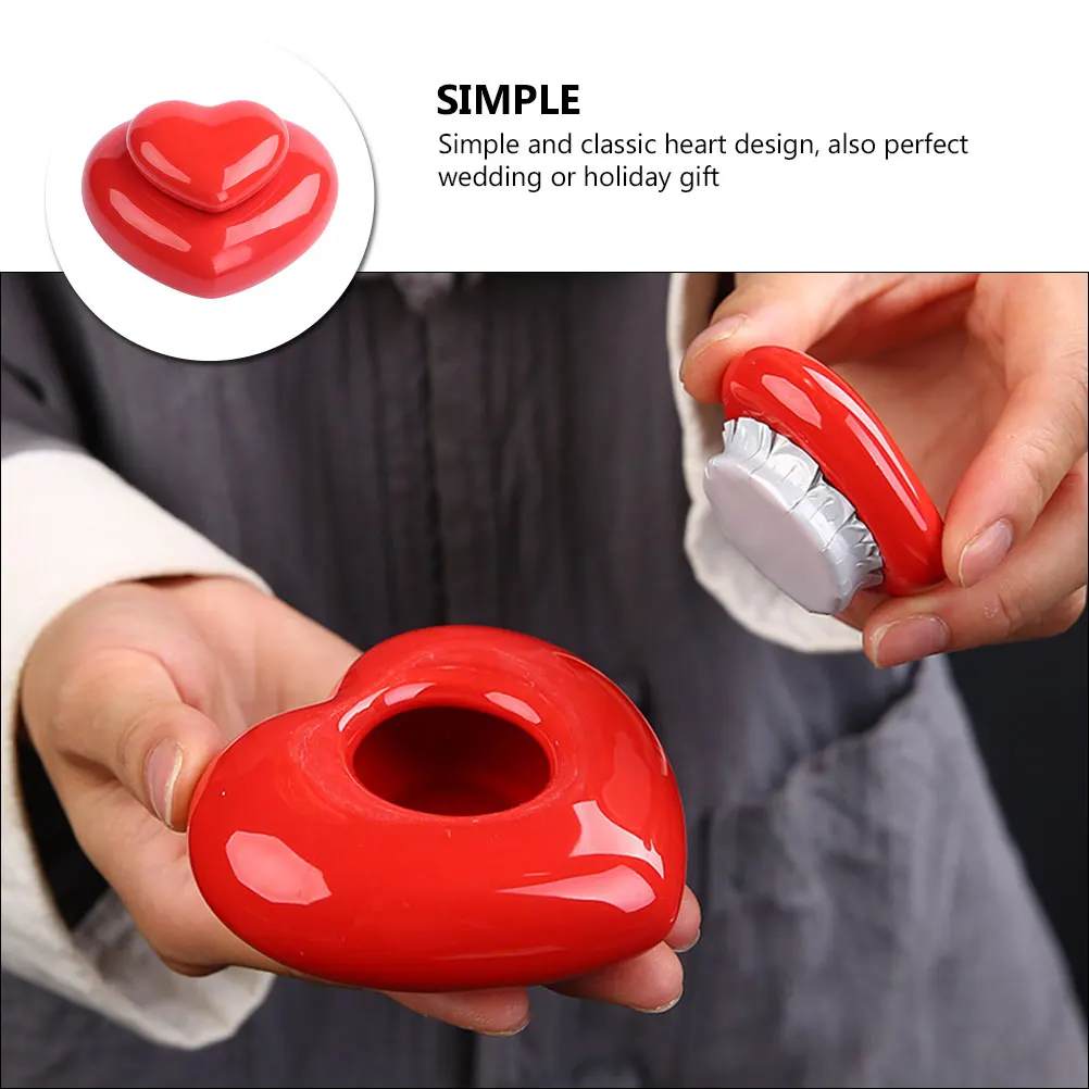 

Ceramic Sealed Jar Portable Container Powder Canister Face Powder Jar Compact Size Home Bathroom Hotel Storage