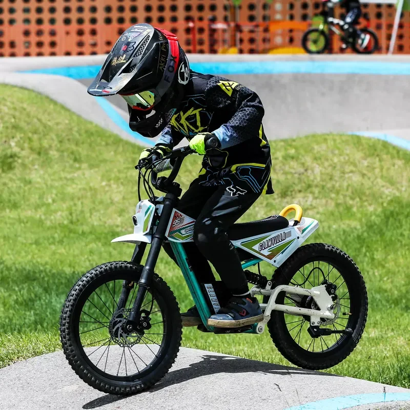 GLAMVILLA Eagle Children's Smart Street Event Mountain Off-Road Power Motorcycle Toy Car Bicycle