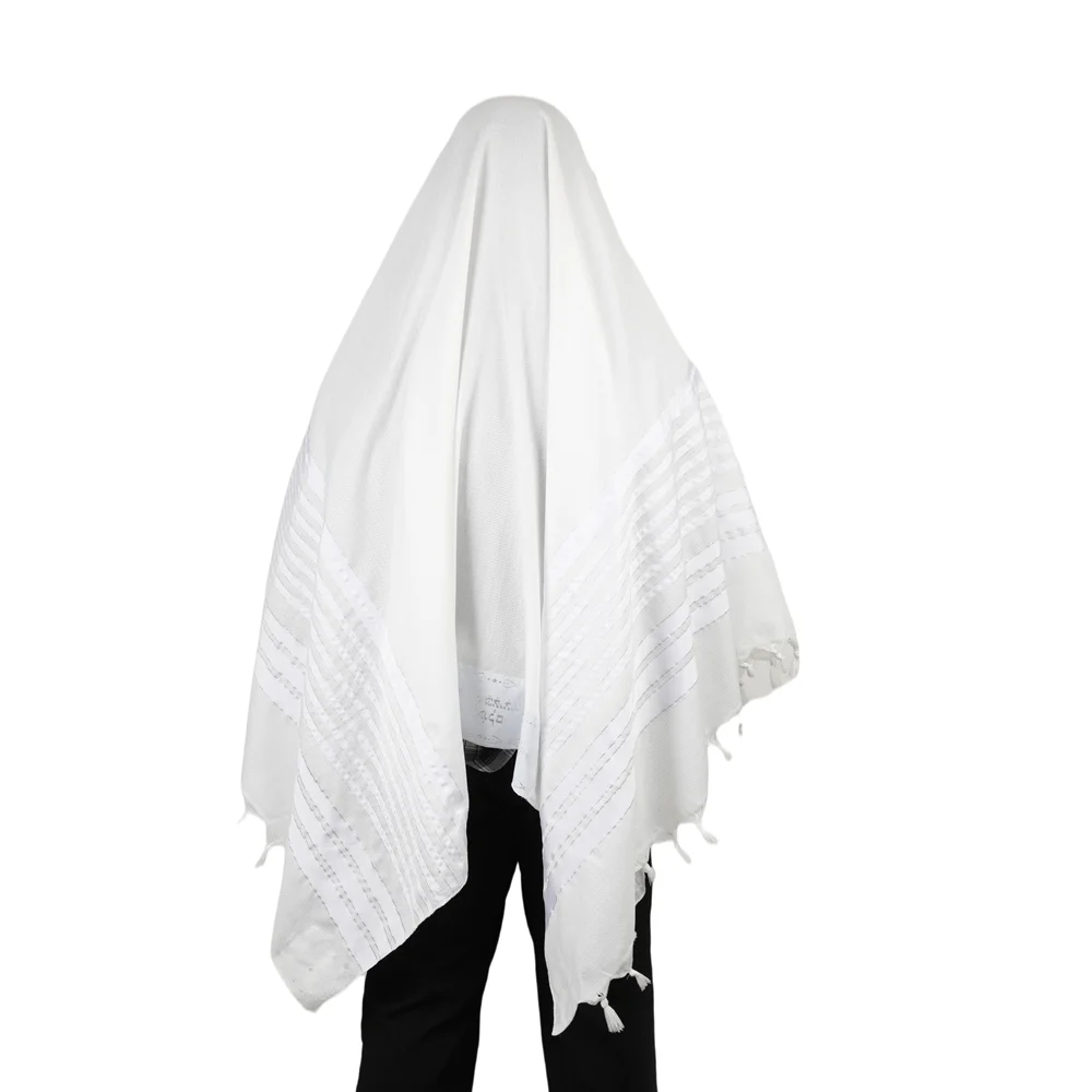 

Jewish Tallits Scarfs 140x180cm Messianic Talit Shawl Israel Hanukkah Gift Tassel With Bag