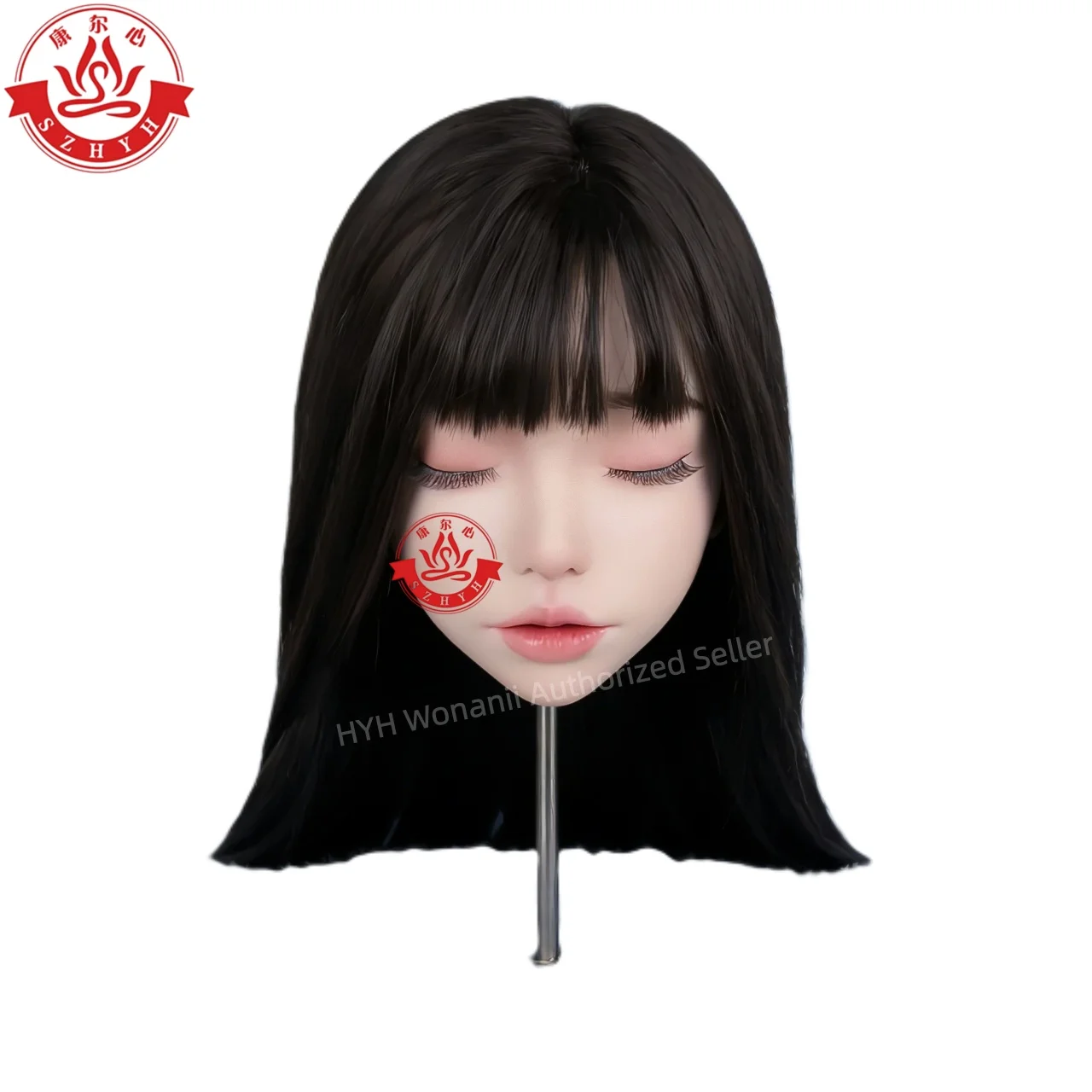 

Wonanii Food Grade Silicone Big Head HYH-SHB-KX-0153, M16 Interface Open Mouth Teeth Tongue, Makeup Practice, Hairstyle Design