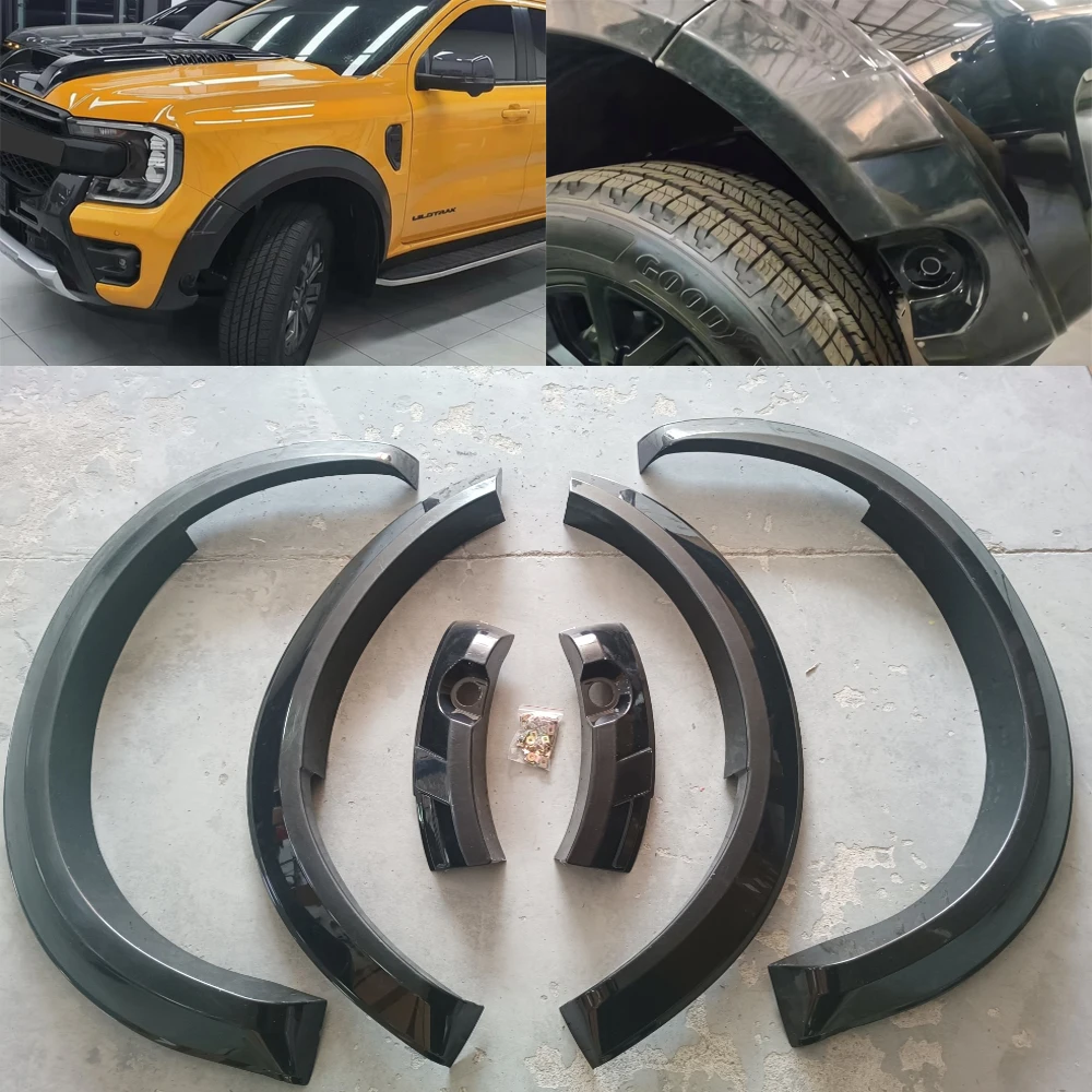 5”Fender Flares For Ford Ranger Next Gen T9 2023-2026 Wildtrak Sport Limited Tremor XLT XLS XL Off-road Wheel Arch