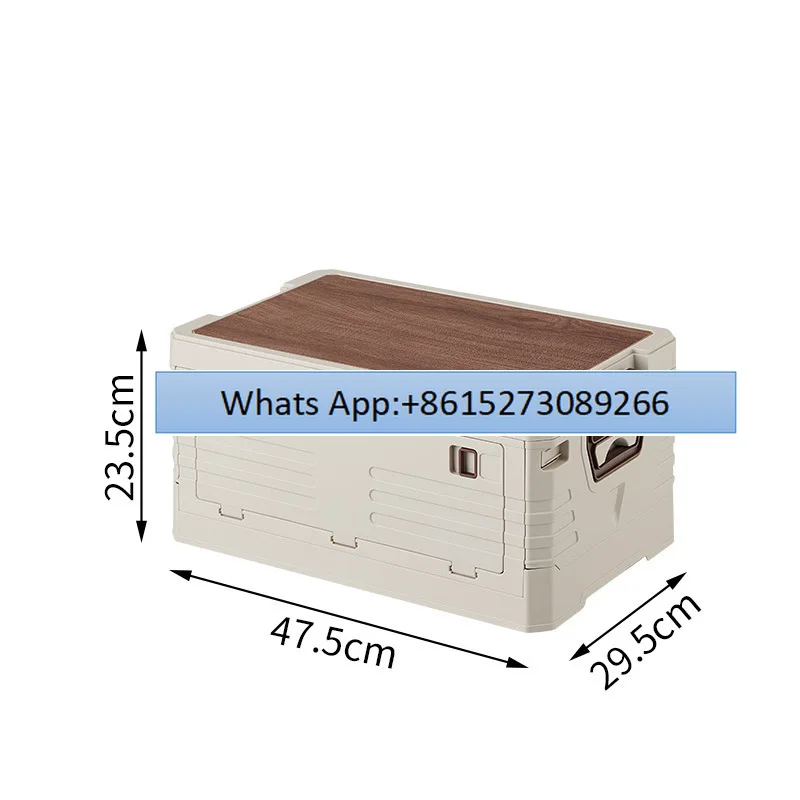 Trunk Car Outdoor Camping Multifunctional Folding Tools Fishing Tackle Tail Tail Storage Box
