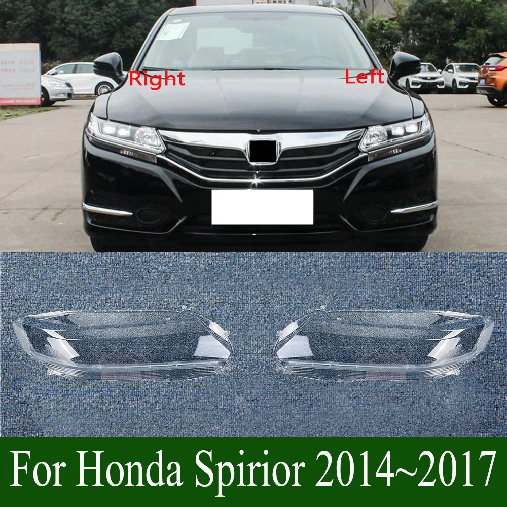 

For Honda Spirior 2014~2017 Headlight Cover Transparent Lampshade Lamps Headlamp Shell Plexiglass Replace Original Lens