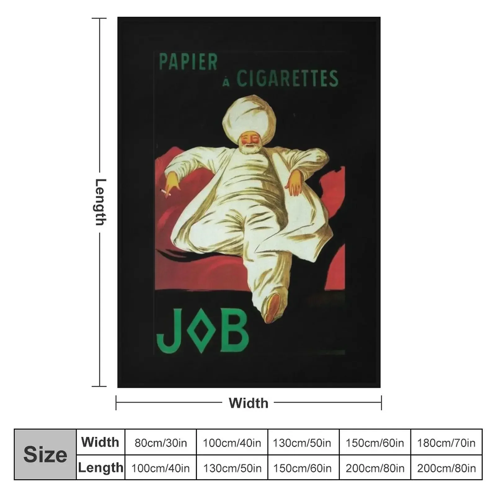 Leonetto Cappiello Job Papier A Cigarettes Throw Blanket Plaid Tourist Blankets