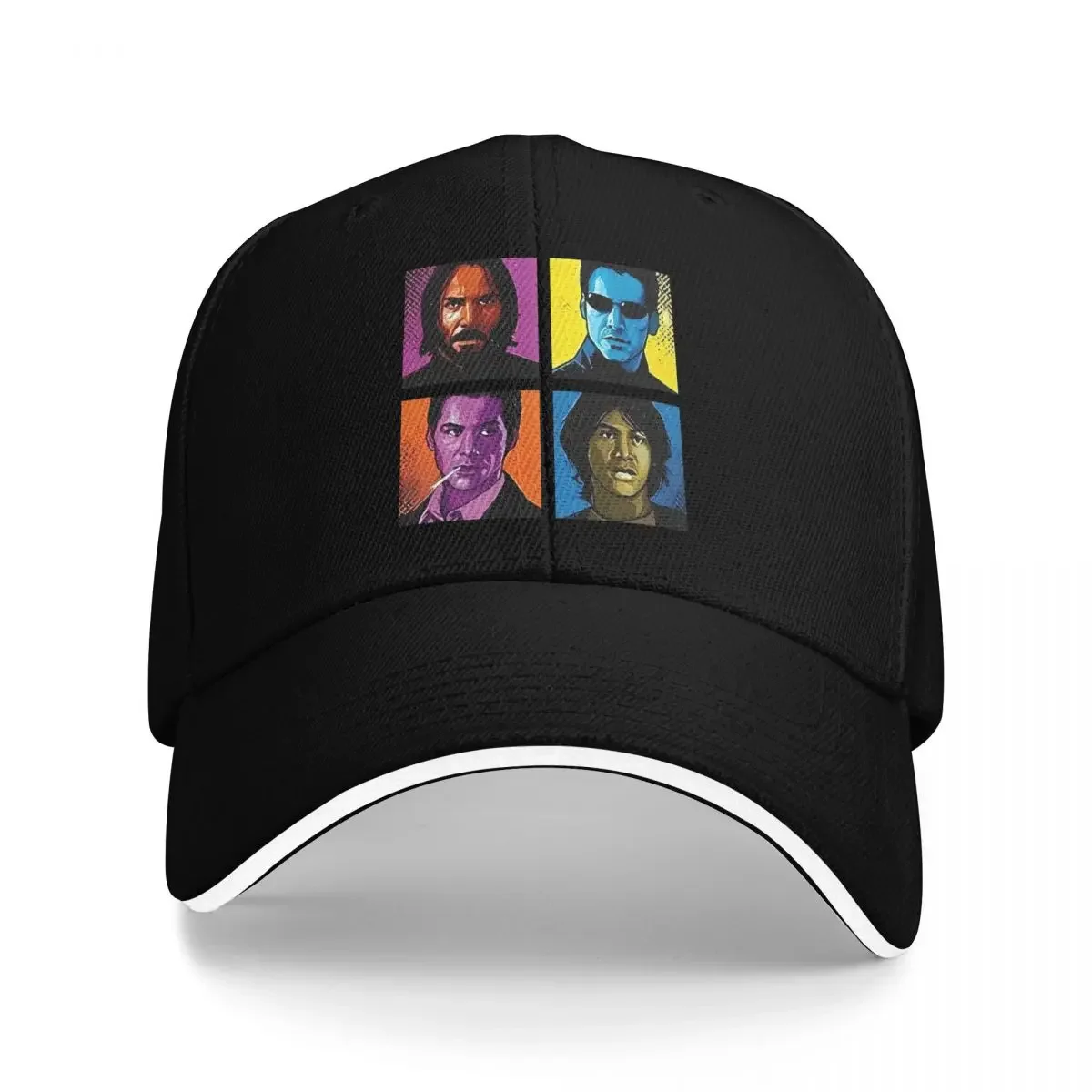 

John Wick The Matrix Constantine Camisetas Movies Keanu Trucker Hat Caps Men Baseball Cap Baseball Cap Men