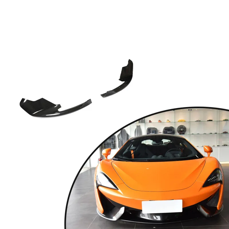 

Разветвитель переднего бампера из углеродного волокна для 2015-2019 McLaren 570S GT