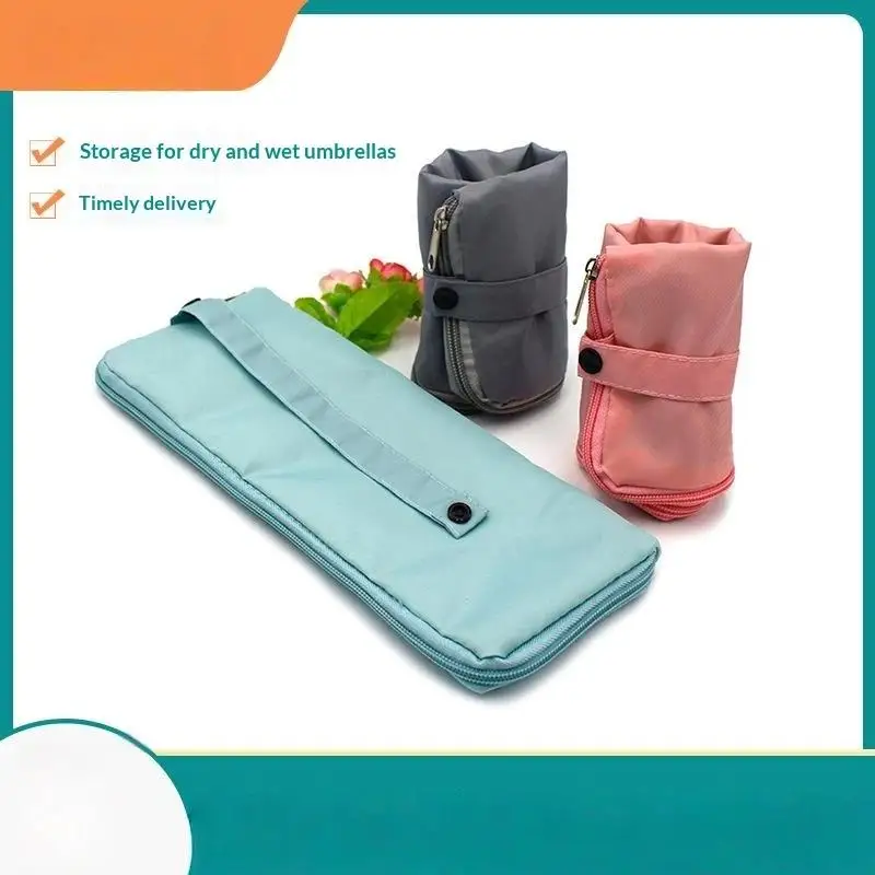 Waterproof Umbrella Storage Bag Portable Umbrella Handbag Umbrella Holder Bag Wet Umbrella Pouch For Travel Car Home