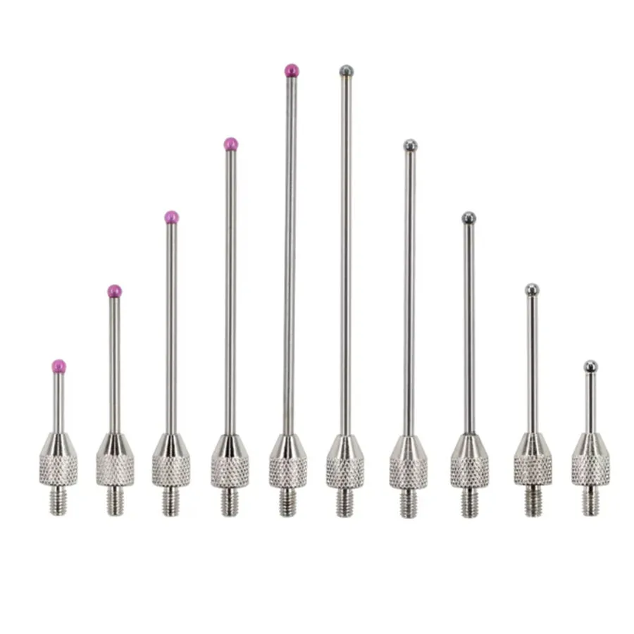 10PCSDial indicator, micrometer, extended measuring head, height gauge, measuring needle, altimeter, measuring head probe, ruby