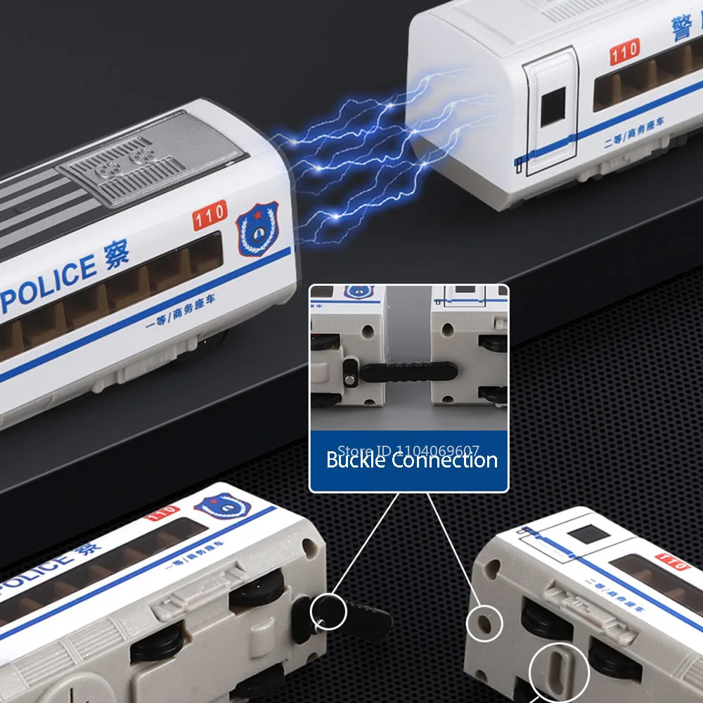 1:60 escala fuxing trilho de alta velocidade modelo de brinquedo carros metal diecast som luz portas abertas veículos em miniatura presente de aniversário para criança