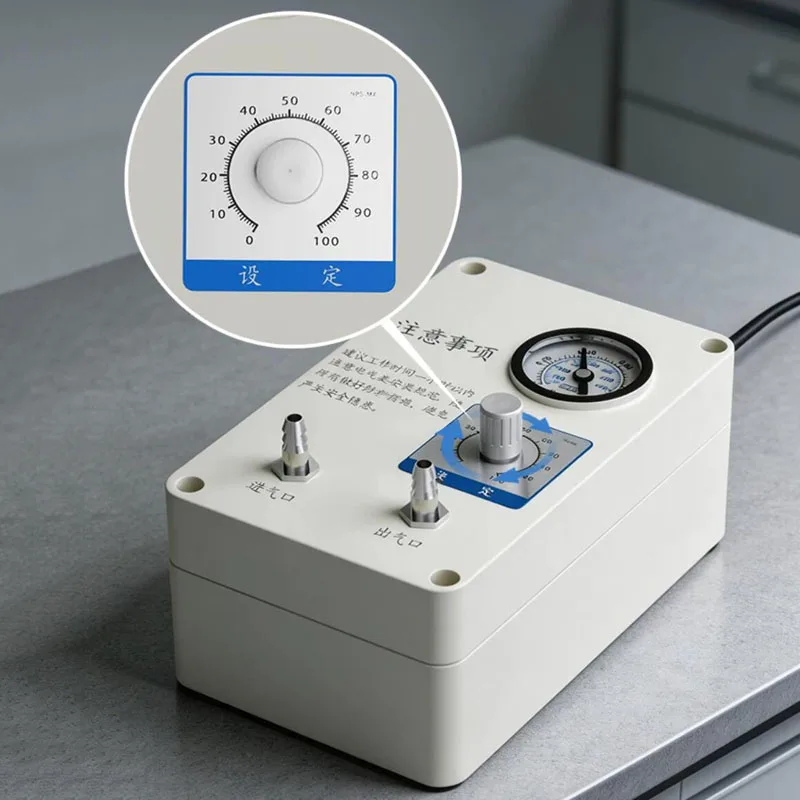 Electronic Negative Pressure Vacuum Pump Digital Gauge Adjustable Flow Rate for Filtration Suction Applications