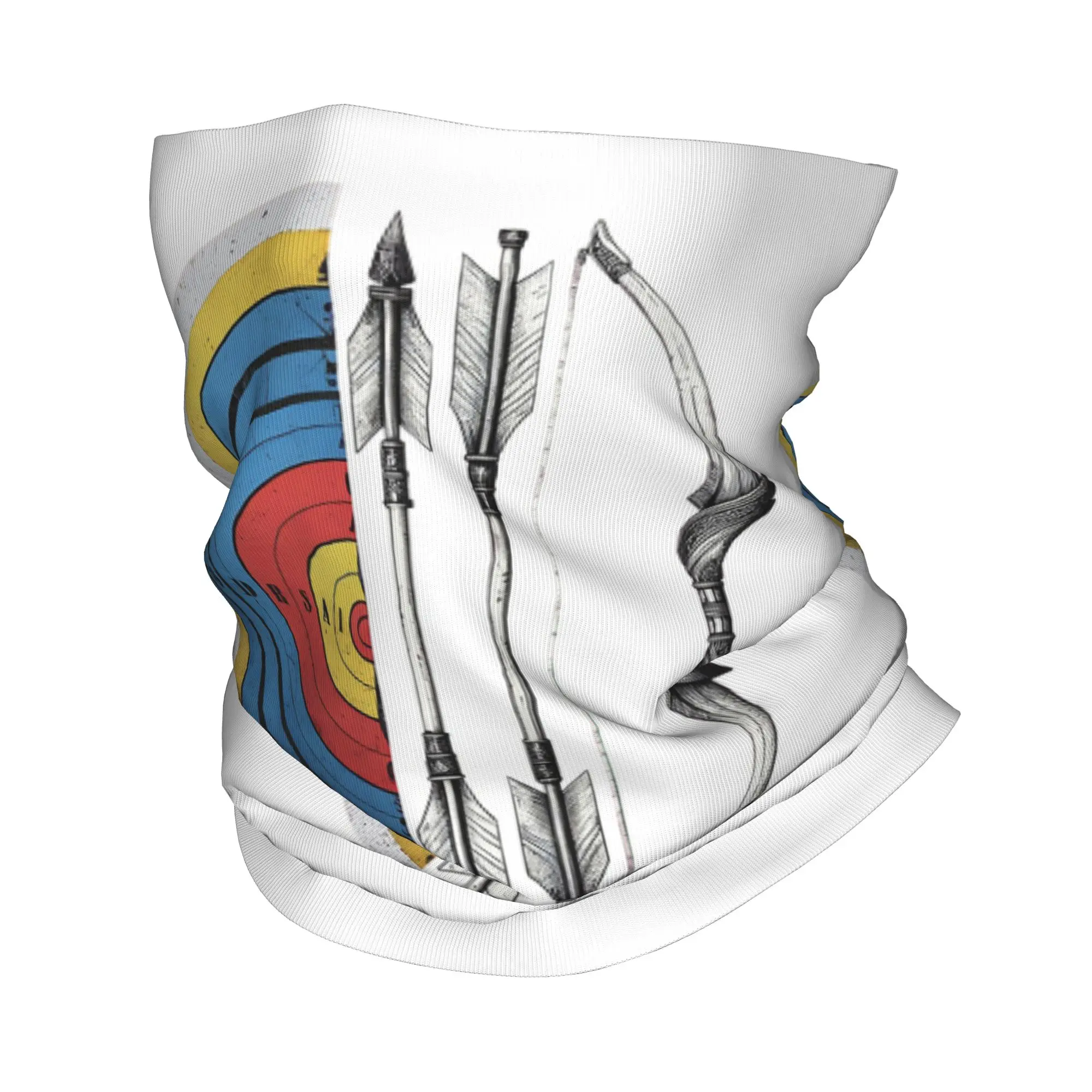 

Многофункциональный шарф-бандана для лица и шеи с принтом «Мишень для стрельбы из лука» (Буллсай), унисекс, для взрослых, для езды на велосипеде