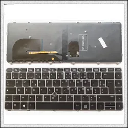New FR French Backlit  Keyboard For HP EliteBook 840 G3 745 G3 745 G4 840 G4 848 G4 836308-051 821177-051 NSK-CY2BV clavier