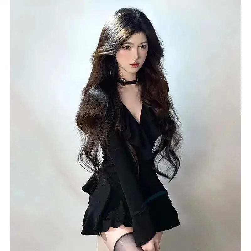 Vestidos femininos malha glitter em camadas tule saia desempenho noite mostrar espumante moderno glamouroso dramático jovem declaração