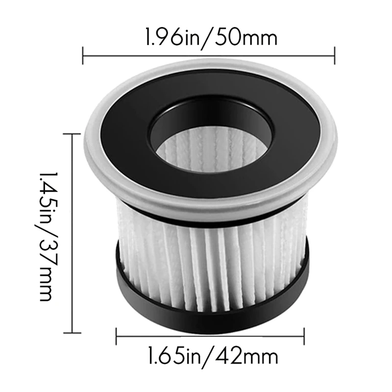 2PC Filter Spare Parts For Xiaomi Deerma Vacuum Cleaner CM810 CM300S CM400 CM500 CM800 CM900 HEPA Accessories