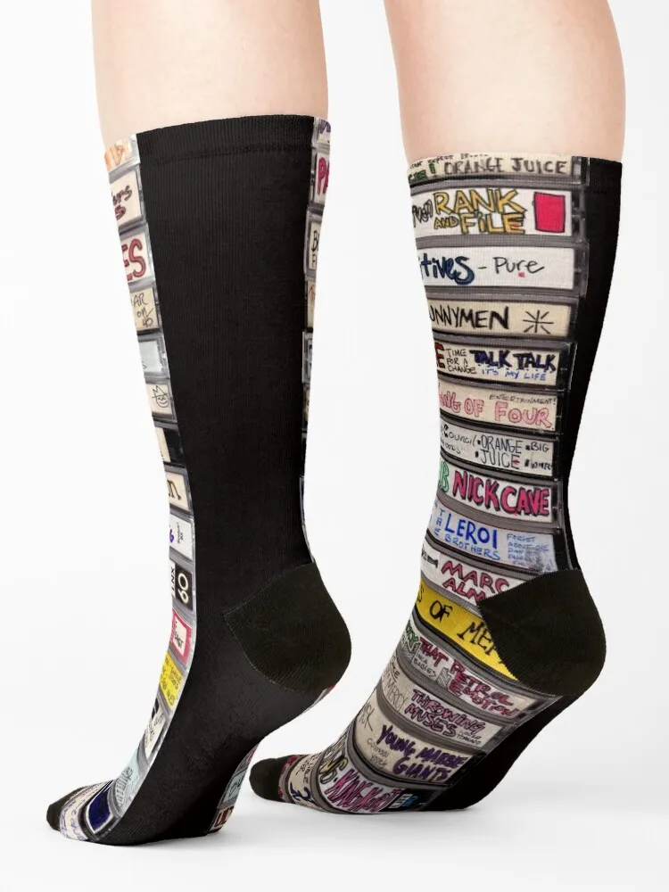 punk cassettes Socks hip hop winter gifts summer crazy Socks Female Men's