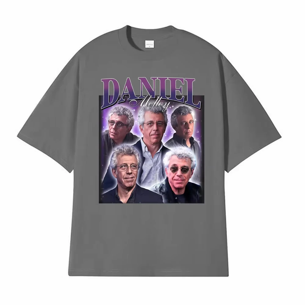 Eric Bogosian Daniel Molloy Graphic T-shirt Men Women Clothing Fashion Vintage 100% Cotton Oversized Short Sleeves T Shirts Tops
