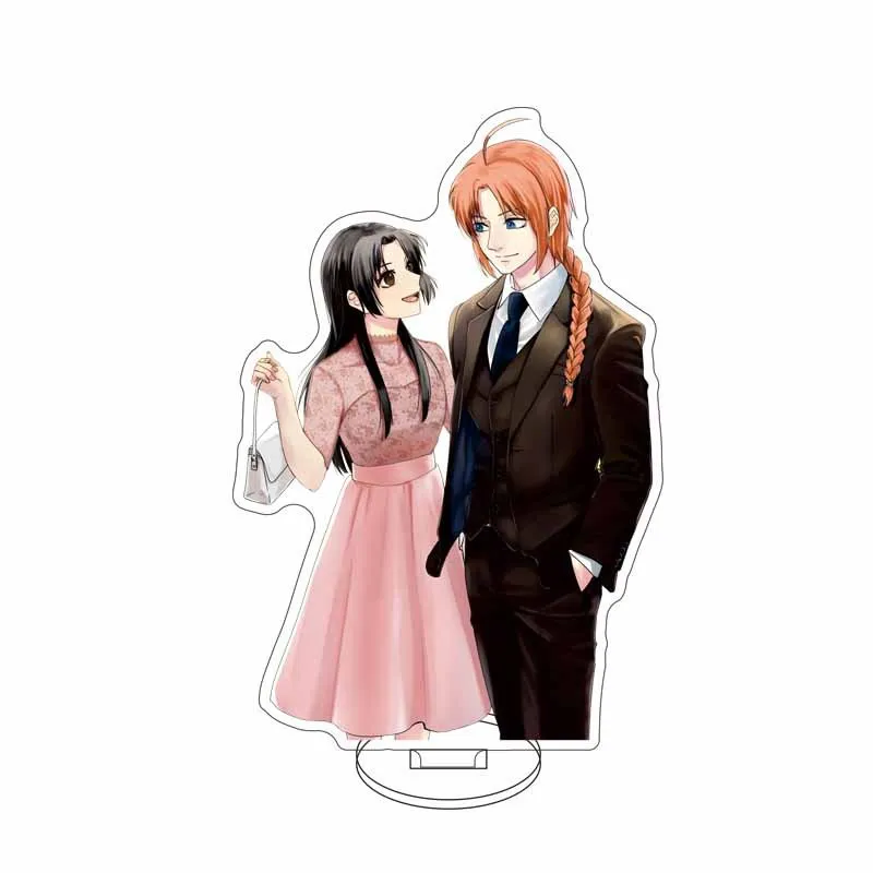 15CM Charm Anime GINTAMA Acrylic Stand Model Cosplay Characters Ornament Accessories Goods Christmas Collection Gifts
