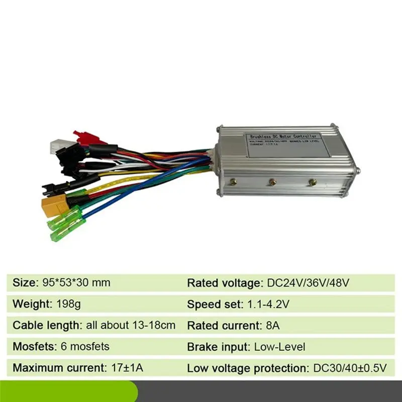 Oct.257 17A طقم التحكم ثلاثي الوضع 36 فولت 48 فولت 350 وات لمجموعة تحويل محرك الدراجة الكهربائية مع مقياس عرض UKC3