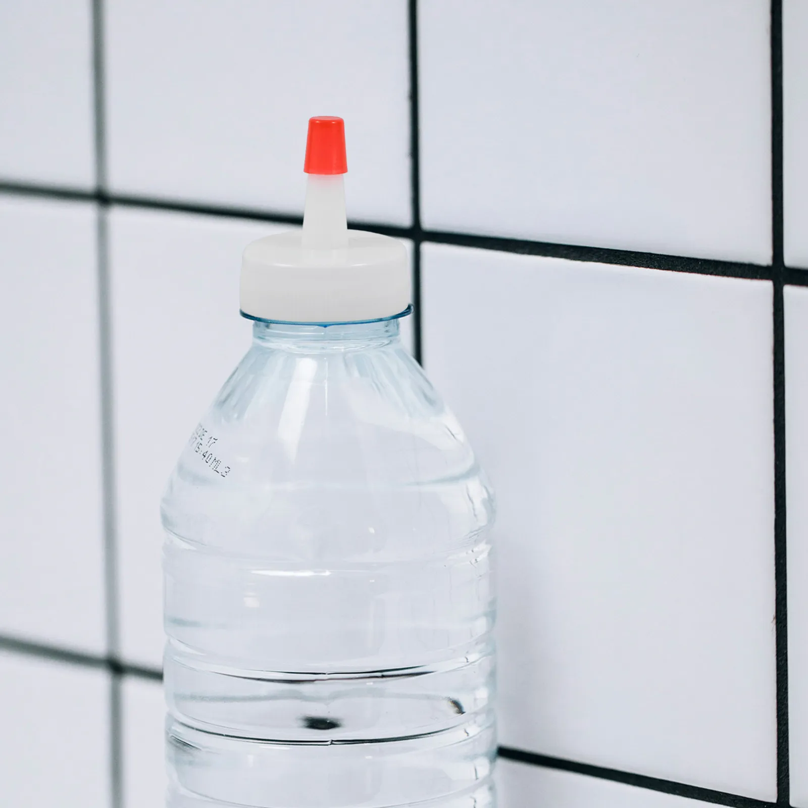 

20Pcs White Replacement Caps for Squeeze Bottles Leakproof Dispensing Caps Upside Down Bottle Tops for Crafts Liquids