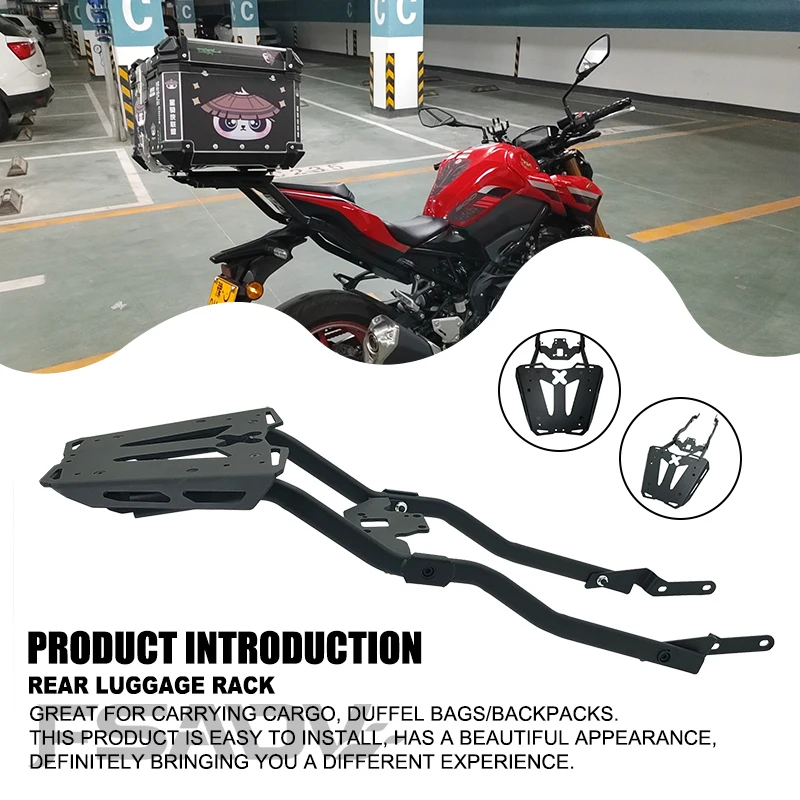 Motorcycle Rear Luggage Rack For Kawasaki Z900 Z 900 SE 2017 2018 2019 2020 2021 2022 2023 Carrier Case Support Holder Bracket