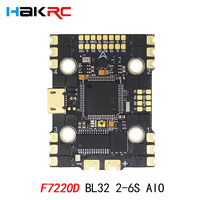 HAKRC F7220D AIO Double BEC F7 Flight Controller 32Bit 40A / 50A 4in1 ESC 2-6S For RC FPV Toothpick Cinewhoop Drones Quadcopter