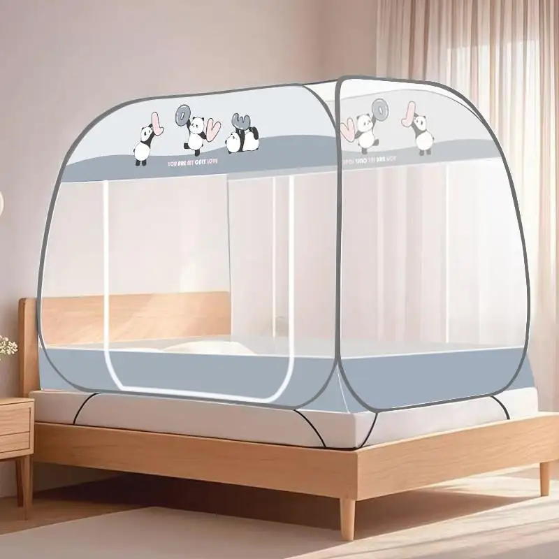 nouvelle-moustiquaire-de-tente-mongole-avec-fermeture-eclair-empilable-pour-chambre-a-coucher-sans-installation-requise-cadre-en-acier-inoxydable-anti-moustiques