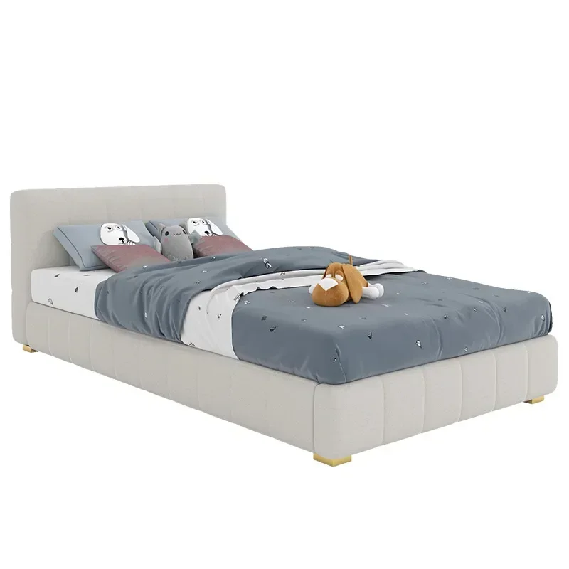 Boys Boys Single Bed Small Bed Girls Princess Technology Cloth Leave-in Teen Bedroom Bed